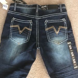 True Luck flex fit boot cut jeans